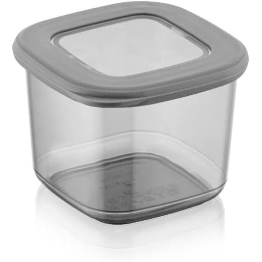 FOLY LIFE Square Food Storage Box 550ml Transparent Gray | Compact BPA Free Container - Al Kabayel Discount CentreFOLY LIFE Square Food Storage Box 550ml Transparent Gray | Compact BPA Free ContainerOrganizers & AccessoriesFOLY LIFEAl Kabayel Discount Centre