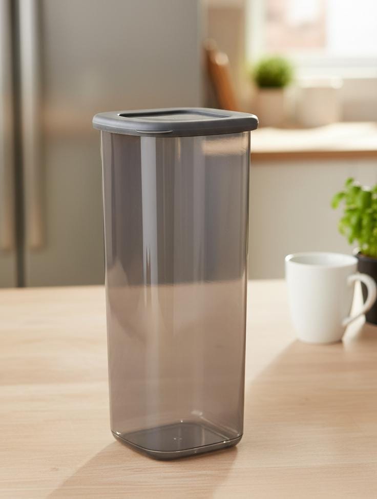 FOLY LIFE Square Storage Box 1.75L Transparent Gray | Double Injection Plastic Food Container - Al Kabayel Discount CentreFOLY LIFE Square Storage Box 1.75L Transparent Gray | Double Injection Plastic Food ContainerOrganizers & AccessoriesFOLY LIFEAl Kabayel Discount Centre