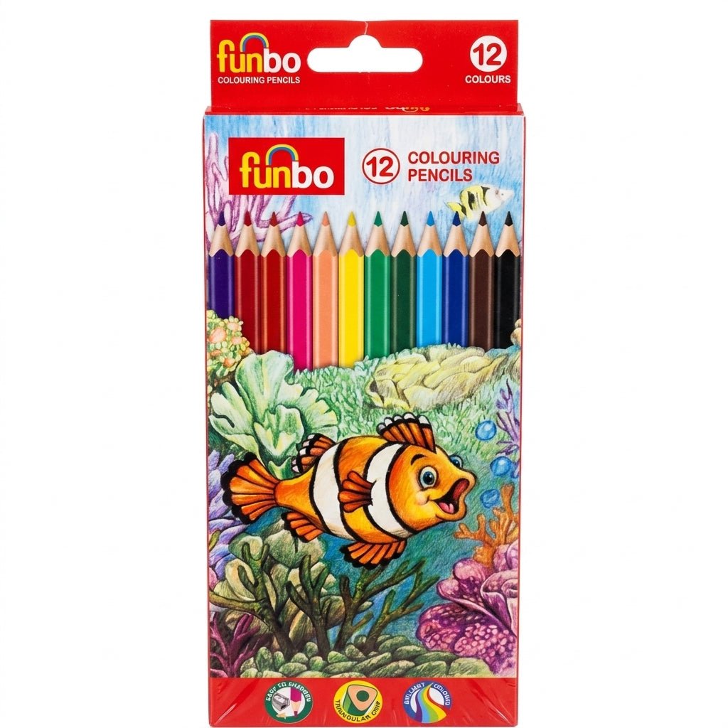 Funbo Art Starter Kit – 12 Water Colours + Brush & 12 Colouring Pencils | Complete Creativity Set for Kids - Al Kabayel Discount CentreFunbo Art Starter Kit – 12 Water Colours + Brush & 12 Colouring Pencils | Complete Creativity Set for KidsPaintsFUNBOAl Kabayel Discount Centre