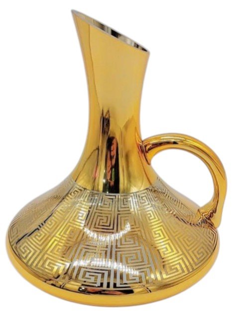 Furong Crafts 7pcs Glass Drinkware Set, 1200ml Jug - 1pc, 250ml Glass - 6pcs, Gold, WGC - 3 - Al Kabayel Discount CentreFurong Crafts 7pcs Glass Drinkware Set, 1200ml Jug - 1pc, 250ml Glass - 6pcs, Gold, WGC - 3Drinkware SetsFURONG CRAFTSAl Kabayel Discount Centre