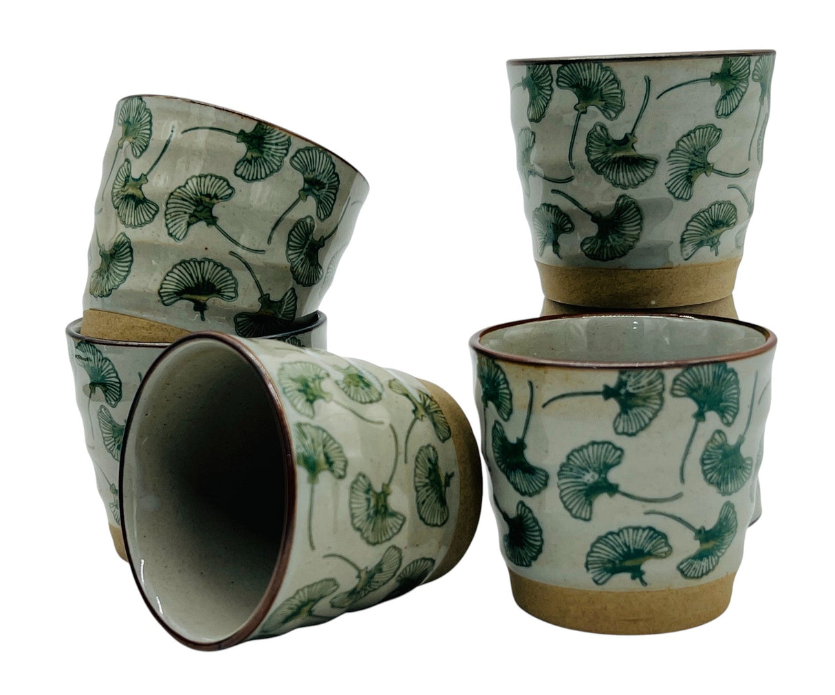 FURSAN Ceramic Cup Set – 6pcs White with Green Floral Design, 200ml Each - Al Kabayel Discount CentreFURSAN Ceramic Cup Set – 6pcs White with Green Floral Design, 200ml EachTea CupsFURSANAl Kabayel Discount Centre