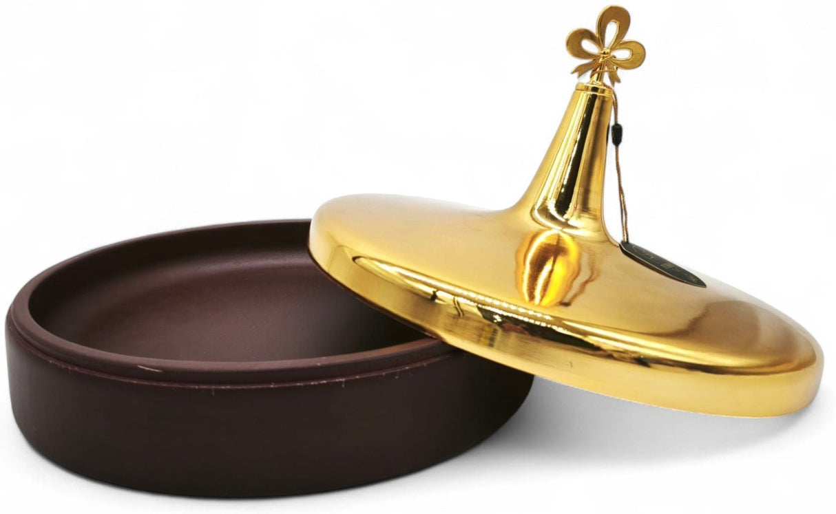 Fursan Dates Tray 24Cm Brown Wood With Gold Lid - Al Kabayel Discount CentreFursan Dates Tray 24Cm Brown Wood With Gold LidServing TraysFURSANAl Kabayel Discount Centre