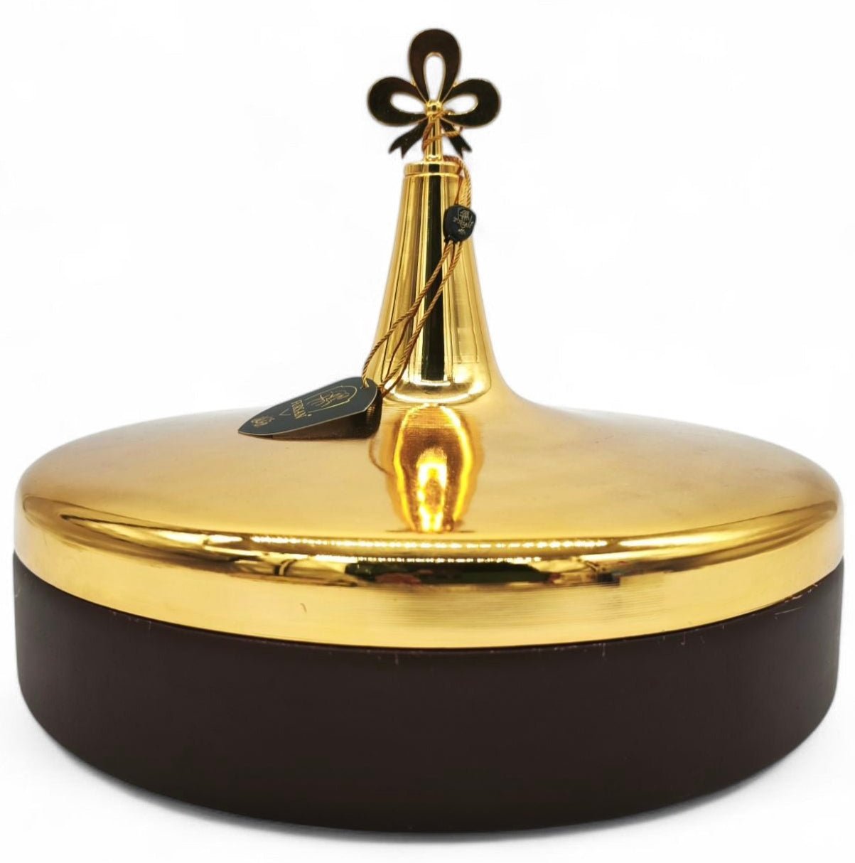 Fursan Dates Tray 24Cm Brown Wood With Gold Lid - Al Kabayel Discount CentreFursan Dates Tray 24Cm Brown Wood With Gold LidServing TraysFURSANAl Kabayel Discount Centre