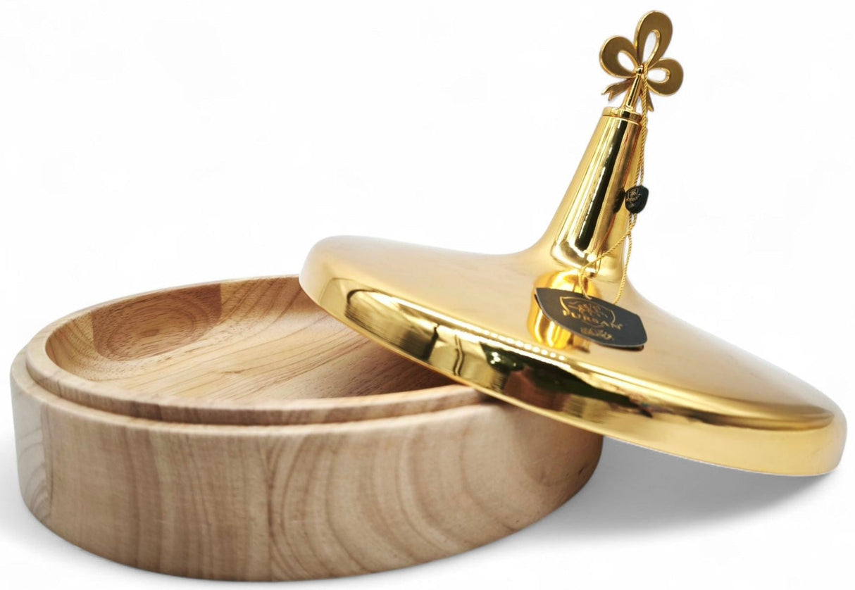 Fursan Dates Tray 24Cm Wooden With Gold Lid - Al Kabayel Discount CentreFursan Dates Tray 24Cm Wooden With Gold LidServing TraysFURSANAl Kabayel Discount Centre