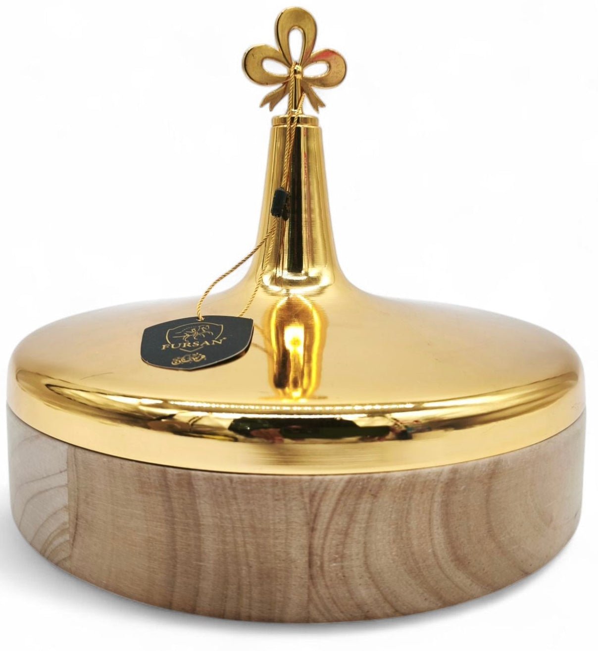 Fursan Dates Tray 24Cm Wooden With Gold Lid - Al Kabayel Discount CentreFursan Dates Tray 24Cm Wooden With Gold LidServing TraysFURSANAl Kabayel Discount Centre