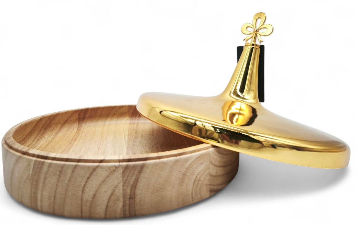 Fursan Dates Tray 27.5Cm Wooden With Gold Lid - Al Kabayel Discount CentreFursan Dates Tray 27.5Cm Wooden With Gold LidServing TraysFURSANAl Kabayel Discount Centre