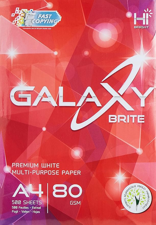 Galaxy A4 Paper 500 Sheets - Al Kabayel Discount CentreGalaxy A4 Paper 500 SheetsCopy & Printer PaperGALAXYAl Kabayel Discount Centre