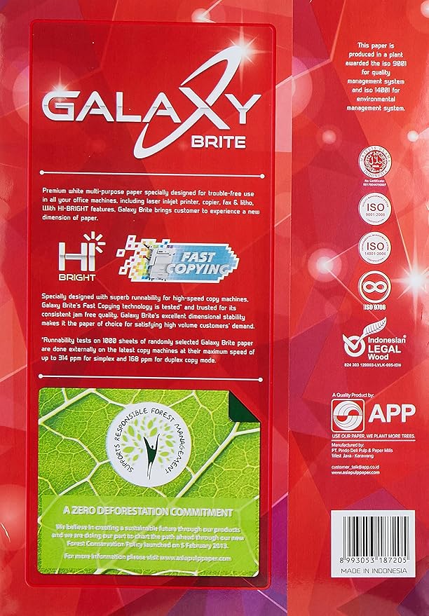 Galaxy A4 Paper 500 Sheets - Al Kabayel Discount CentreGalaxy A4 Paper 500 SheetsCopy & Printer PaperGALAXYAl Kabayel Discount Centre
