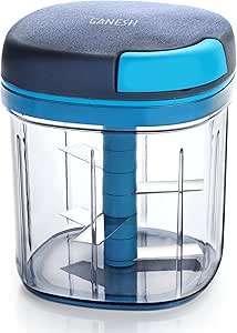 Ganesh Multipurpose Plastic Vegetable Master Chopper with 5 Stainless Steel Blades Blades for Effortlessly Chopping Vegetables and Fruits for Your Kitchen, XL Large Jumbo Chopper (900 Ml) - Al Kabayel Discount CentreGanesh Multipurpose Plastic Vegetable Master Chopper with 5 Stainless Steel Blades Blades for Effortlessly Chopping Vegetables and Fruits for Your Kitchen, XL Large Jumbo Chopper (900 Ml)Kitchen Utensils & GadgetsGANESHAl Kabayel Discount Centre