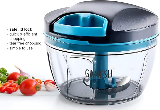 GANESH Wonder Kitchen Dori Handy Vegetable and Fruit Manual Onion Dry Fruit Salad Maker Vegetable Quick String Chopper Machine, Cutter Ð 3 Stainless Steel Blades (470 ml, Grey) - Al Kabayel Discount CentreGANESH Wonder Kitchen Dori Handy Vegetable and Fruit Manual Onion Dry Fruit Salad Maker Vegetable Quick String Chopper Machine, Cutter Ð 3 Stainless Steel Blades (470 ml, Grey)Kitchen Utensils & GadgetsGANESHAl Kabayel Discount Centre