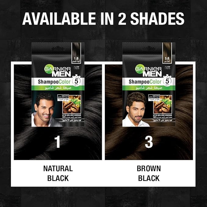 Garnier Men Shampoo Color 1.0 Natural Black - Al Kabayel Discount CentreGarnier Men Shampoo Color 1.0 Natural BlackHair CareGARNIERAl Kabayel Discount Centre