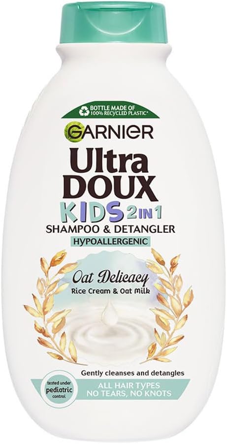 Garnier Ultra Doux Kids Oat Delicacy 2 - in - 1 Shampoo & Detangler – Hypoallergenic | All Hair Types (Packaging May Vary) - Al Kabayel Discount CentreGarnier Ultra Doux Kids Oat Delicacy 2 - in - 1 Shampoo & Detangler – Hypoallergenic | All Hair Types (Packaging May Vary)Baby ProductsGARNIERAl Kabayel Discount Centre
