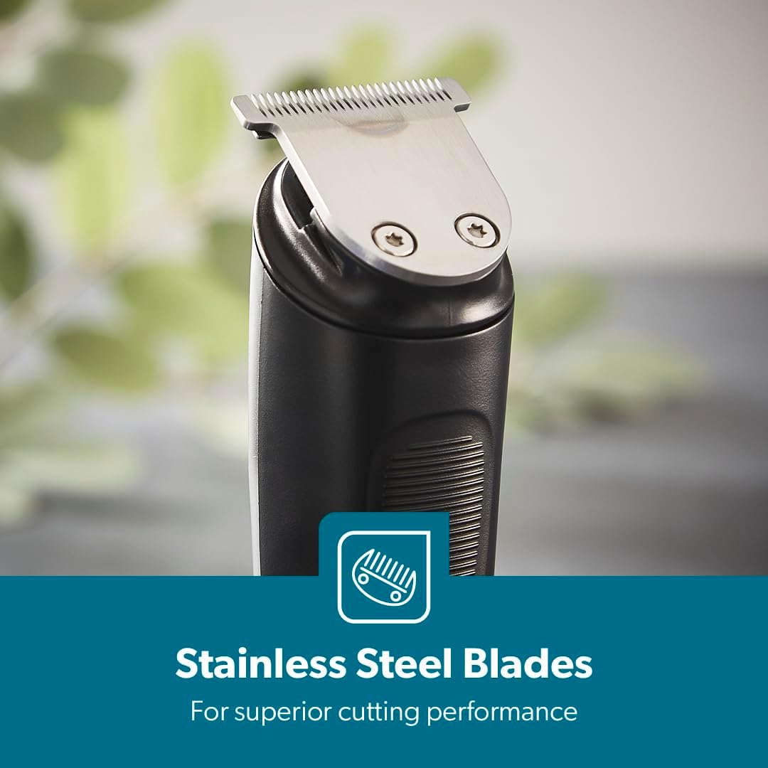 Geepas 11 - IN - 1 Rechargeable Grooming Set - GTR8300| With 6 Interchangeable Heads and 4 Comb Attachments| Includes a Charging Stand| Prefect for Home and Professional Styling| Black - Al Kabayel Discount CentreGeepas 11 - IN - 1 Rechargeable Grooming Set - GTR8300| With 6 Interchangeable Heads and 4 Comb Attachments| Includes a Charging Stand| Prefect for Home and Professional Styling| BlackTrimmerGEEPASAl Kabayel Discount Centre