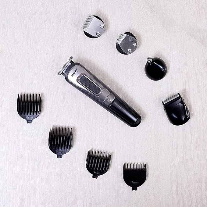 GEEPAS 11 - IN - 1 Rechargeable Grooming Set With 6 Interchangeable Heads and 4 Comb Attachments - GTR8300 - Al Kabayel Discount CentreGEEPAS 11 - IN - 1 Rechargeable Grooming Set With 6 Interchangeable Heads and 4 Comb Attachments - GTR8300Personal Care & Styling ToolsGEEPASAl Kabayel Discount Centre