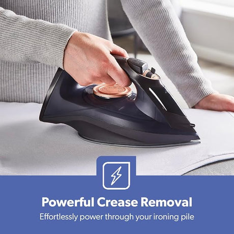 Geepas 2 - in - 1 Steam Iron, Adjustable Temperature Control, GSI7703 | Dry & Wet Steam Iron | Ceramic Soleplate | Dry/Steam/Burst of Steam/Vertical Steam Function - Al Kabayel Dicount CenterGeepas 2 - in - 1 Steam Iron, Adjustable Temperature Control, GSI7703 | Dry & Wet Steam Iron | Ceramic Soleplate | Dry/Steam/Burst of Steam/Vertical Steam FunctionIrons & steamersgeepassAl Kabayel Dicount Center