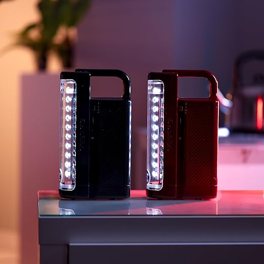 Geepas 24 Mega Luminous LED's Rechargeable LED Lantern Set Of 2 | 30 Super Bright SMD LEDs, Energy Efficient, USB Charging Red & Black - Al Kabayel Dicount CenterGeepas 24 Mega Luminous LED's Rechargeable LED Lantern Set Of 2 | 30 Super Bright SMD LEDs, Energy Efficient, USB Charging Red & BlackOutdoor LightinggeepassAl Kabayel Dicount Center