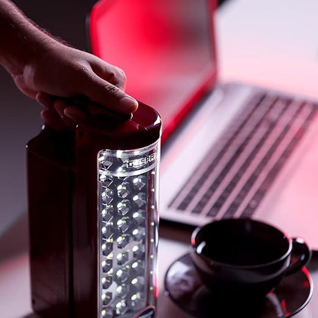 Geepas 24 Mega Luminous LED's Rechargeable LED Lantern Set Of 2 | 30 Super Bright SMD LEDs, Energy Efficient, USB Charging Red & Black - Al Kabayel Dicount CenterGeepas 24 Mega Luminous LED's Rechargeable LED Lantern Set Of 2 | 30 Super Bright SMD LEDs, Energy Efficient, USB Charging Red & BlackOutdoor LightinggeepassAl Kabayel Dicount Center