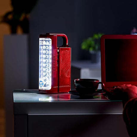 Geepas 24 Mega Luminous LED's Rechargeable LED Lantern Set Of 2 | 30 Super Bright SMD LEDs, Energy Efficient, USB Charging Red & Black - Al Kabayel Dicount CenterGeepas 24 Mega Luminous LED's Rechargeable LED Lantern Set Of 2 | 30 Super Bright SMD LEDs, Energy Efficient, USB Charging Red & BlackOutdoor LightinggeepassAl Kabayel Dicount Center