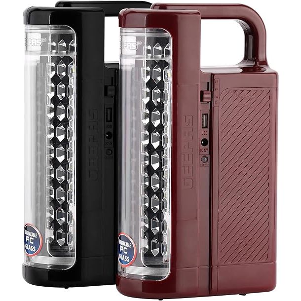Geepas 24 Mega Luminous LED's Rechargeable LED Lantern Set Of 2 | 30 Super Bright SMD LEDs, Energy Efficient, USB Charging Red & Black - Al Kabayel Dicount CenterGeepas 24 Mega Luminous LED's Rechargeable LED Lantern Set Of 2 | 30 Super Bright SMD LEDs, Energy Efficient, USB Charging Red & BlackOutdoor LightinggeepassAl Kabayel Dicount Center