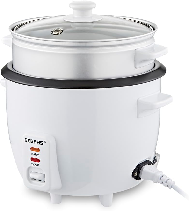 Geepas 400W Rice Cooker with Non - Stick Cooking Pot, 1 Liter Capacity - Al Kabayel Discount CentreGeepas 400W Rice Cooker with Non - Stick Cooking Pot, 1 Liter CapacityRice CookersGEEPASAl Kabayel Discount Centre