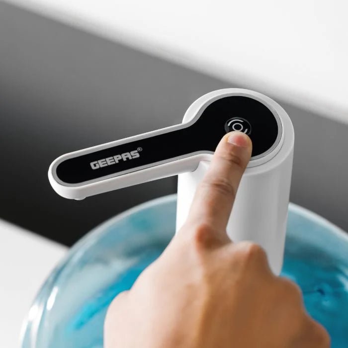 Geepas 4W Rechargeable Mini Water Dispenser, One Button Operation, 65mm Diameter Handful Unit, GWD17034 - Al Kabayel Discount CentreGeepas 4W Rechargeable Mini Water Dispenser, One Button Operation, 65mm Diameter Handful Unit, GWD17034Organizers & AccessoriesGEEPASAl Kabayel Discount Centre