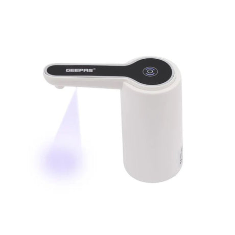 Geepas 4W Rechargeable Mini Water Dispenser, One Button Operation, 65mm Diameter Handful Unit, GWD17034 - Al Kabayel Discount CentreGeepas 4W Rechargeable Mini Water Dispenser, One Button Operation, 65mm Diameter Handful Unit, GWD17034Organizers & AccessoriesGEEPASAl Kabayel Discount Centre