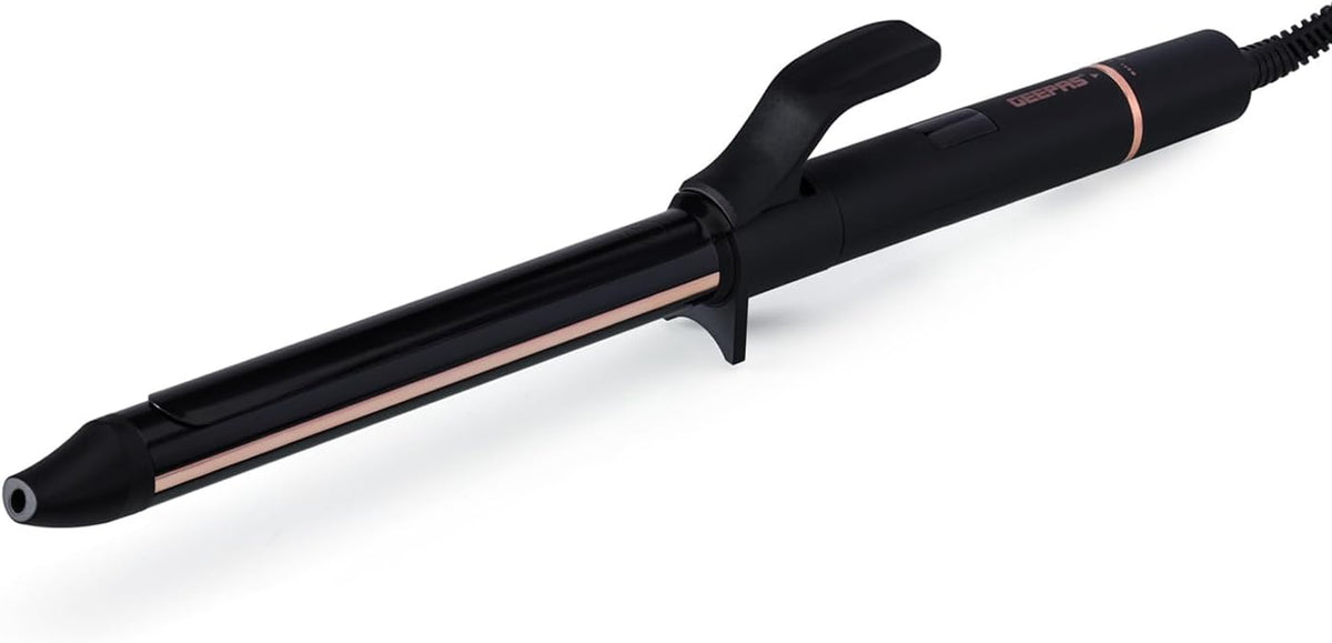 Geepas Expert Salon Hair Curler GHC86099UK | Ceramic - Coated Barrel, Digital Display, Rotary Temp Control, 60 - Min Auto Shut - Off, Safe & Professional - Al Kabayel Discount CentreGeepas Expert Salon Hair Curler GHC86099UK | Ceramic - Coated Barrel, Digital Display, Rotary Temp Control, 60 - Min Auto Shut - Off, Safe & ProfessionalHair StraightenerGEEPASAl Kabayel Discount Centre