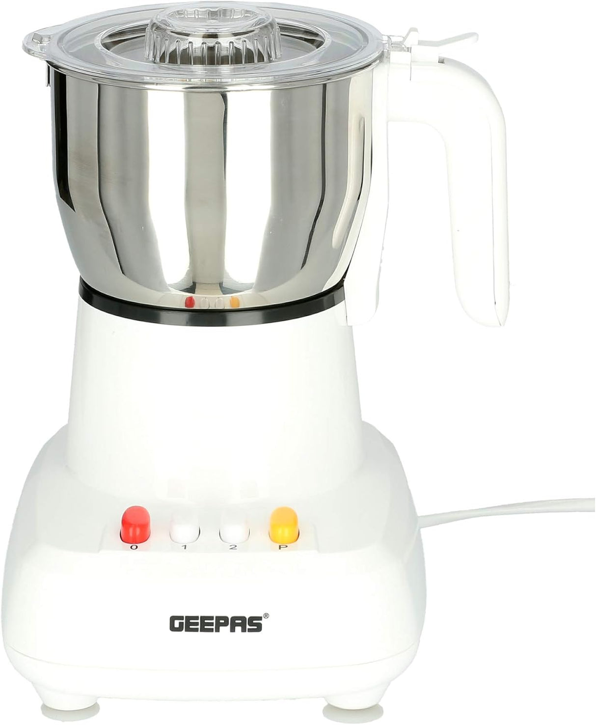 Geepas Food Processor, Stainless Steel Cutting Blade, GCG286 | Transparent Lid | 600W Motor with Overheat Protection | Ideal for Coffee Beans, Spices, & Dried Nuts Grinding - Al Kabayel Discount CentreGeepas Food Processor, Stainless Steel Cutting Blade, GCG286 | Transparent Lid | 600W Motor with Overheat Protection | Ideal for Coffee Beans, Spices, & Dried Nuts GrindingBlenders, Mixers & Food ProcessorsGEEPASAl Kabayel Discount Centre