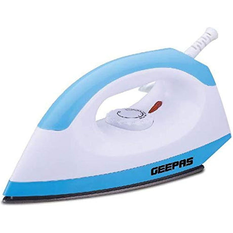Geepas GDI7782 1200W Dry Iron - Non - Stick Coating Plate & Adjustable Thermostat Control | Indicator Light with ABS Material | 2 Years Warranty - Al Kabayel Dicount CenterGeepas GDI7782 1200W Dry Iron - Non - Stick Coating Plate & Adjustable Thermostat Control | Indicator Light with ABS Material | 2 Years WarrantyIrons, Steamers & AccessoriesgeepassAl Kabayel Dicount Center
