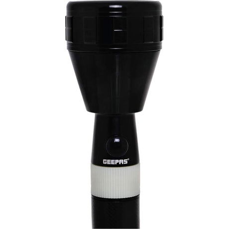 Geepas GFL4658 Rechargeable LED Flashlight, Set of 3| Hyper Bright White 2000 Meters Range Portable Torch High Beam LED Flashlight| Water Proof Pocket Flashlight with Charger, battery - Al Kabayel Dicount CenterGeepas GFL4658 Rechargeable LED Flashlight, Set of 3| Hyper Bright White 2000 Meters Range Portable Torch High Beam LED Flashlight| Water Proof Pocket Flashlight with Charger, batteryHandheld FlashlightsgeepassAl Kabayel Dicount Center