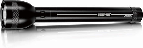 Geepas GFL51000 Rechargeable LED Flashlight - Hyper Bright CRE LED Torch Light | Built - in 3000mAh Li - ion Battery | 8 Hours Working | 2 Years Warranty - Al Kabayel Dicount CenterGeepas GFL51000 Rechargeable LED Flashlight - Hyper Bright CRE LED Torch Light | Built - in 3000mAh Li - ion Battery | 8 Hours Working | 2 Years WarrantyHandheld FlashlightsgeepassAl Kabayel Dicount Center