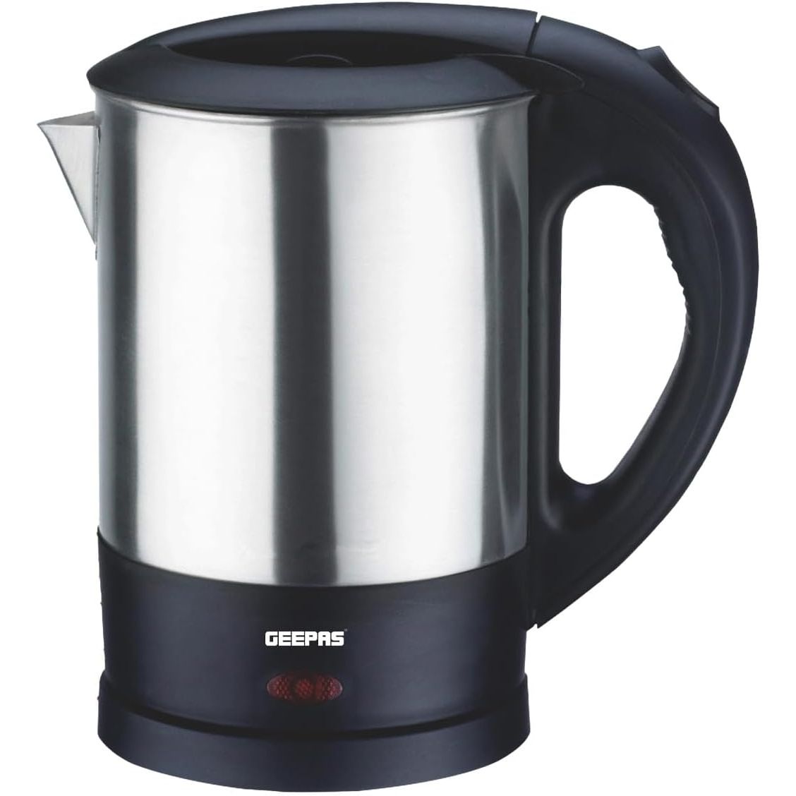 Geepas GK5418 1350W Travel Electric Kettle - Stainless Steel Housing, Boil - Dry & Overheat Protection |Boiler for Hot Water, Tea & Coffee | 1.0L | - Al Kabayel Discount CentreGeepas GK5418 1350W Travel Electric Kettle - Stainless Steel Housing, Boil - Dry & Overheat Protection |Boiler for Hot Water, Tea & Coffee | 1.0L |Electric KettlesGEEPASAl Kabayel Discount Centre