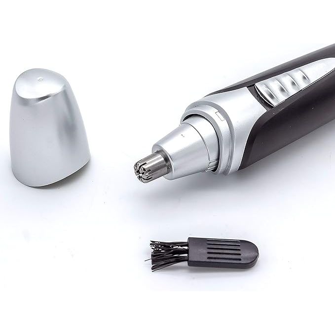 Geepas GNT8651 Nose & Ear Trimmer - Professional 2 in 1 Eyebrow & Facial Hair Trimmer for Men |Cleaning Brush - Electric Nostril Nasal Hair Painless Clipper - Al Kabayel Dicount CenterGeepas GNT8651 Nose & Ear Trimmer - Professional 2 in 1 Eyebrow & Facial Hair Trimmer for Men |Cleaning Brush - Electric Nostril Nasal Hair Painless ClippertrimmergeepassAl Kabayel Dicount Center