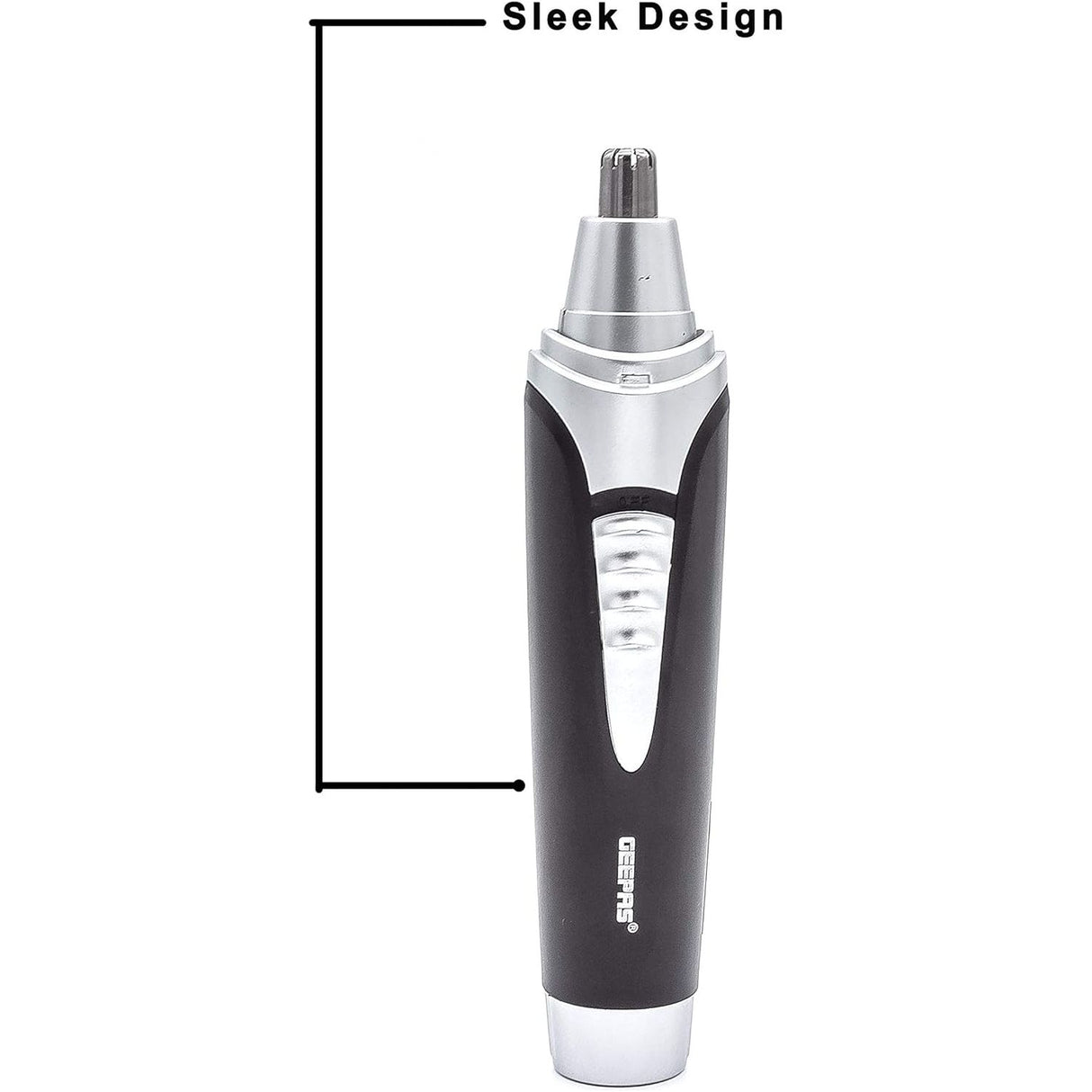 Geepas GNT8651 Nose & Ear Trimmer - Professional 2 in 1 Eyebrow & Facial Hair Trimmer for Men |Cleaning Brush - Electric Nostril Nasal Hair Painless Clipper - Al Kabayel Dicount CenterGeepas GNT8651 Nose & Ear Trimmer - Professional 2 in 1 Eyebrow & Facial Hair Trimmer for Men |Cleaning Brush - Electric Nostril Nasal Hair Painless ClippertrimmergeepassAl Kabayel Dicount Center