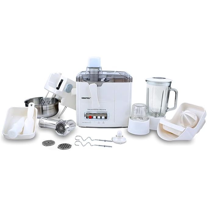 Geepas GSB1650 10 - in - 1 Food Processor & Juicer 400W - Compact Electric Blender, Chopper & Grinder | 1.5L Jar, 2 - Speed Pulse Function for Ice Crusher | 2 Years Warranty - Al Kabayel Dicount CenterGeepas GSB1650 10 - in - 1 Food Processor & Juicer 400W - Compact Electric Blender, Chopper & Grinder | 1.5L Jar, 2 - Speed Pulse Function for Ice Crusher | 2 Years WarrantyFood & Drink AppliancesgeepassAl Kabayel Dicount Center
