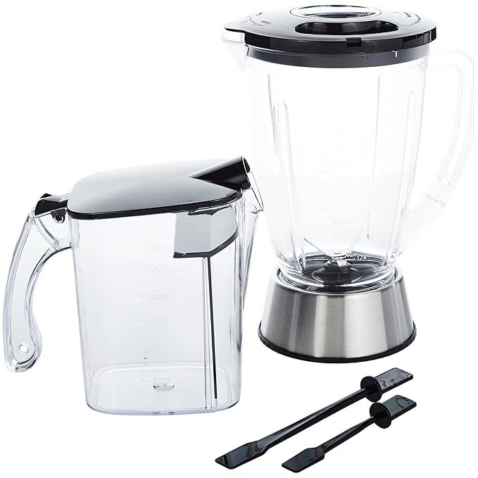 Geepas GSB5451 4 - in - 1 Juicer & Blender - Compact Electric Blender, Juicer, Chopper & Grinder | 2 - Speed Pulse Function for Ice Crusher | 800W - 2 Years Warranty - Al Kabayel Dicount CenterGeepas GSB5451 4 - in - 1 Juicer & Blender - Compact Electric Blender, Juicer, Chopper & Grinder | 2 - Speed Pulse Function for Ice Crusher | 800W - 2 Years WarrantyFood & Drink AppliancesgeepassAl Kabayel Dicount Center