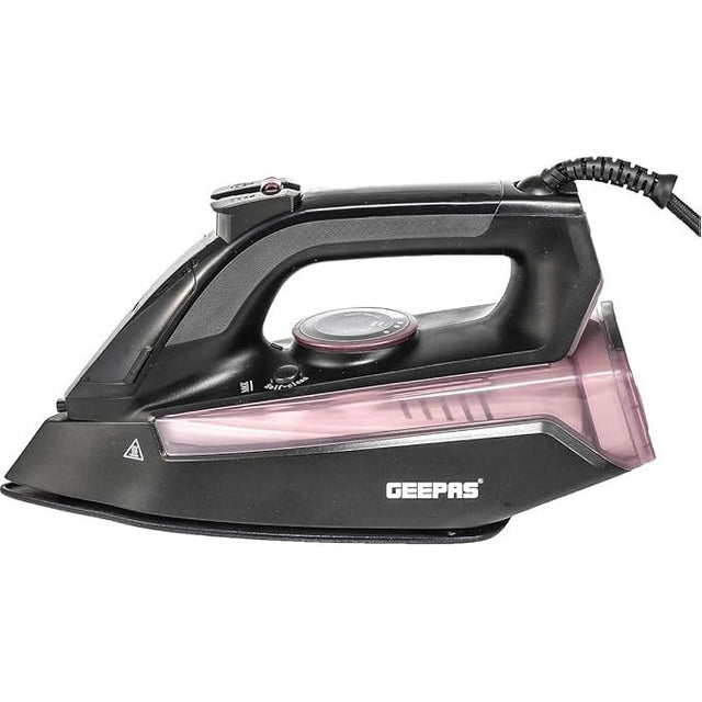 Geepas GSI7791 Ceramic Steam Iron | 2400W, Powerful safe durable | with Temperature Control & Dry & Steam Function| Compact and Handy Design, Suitable for All Kinds of Fabric| 2 years warranty - Al Kabayel Dicount CenterGeepas GSI7791 Ceramic Steam Iron | 2400W, Powerful safe durable | with Temperature Control & Dry & Steam Function| Compact and Handy Design, Suitable for All Kinds of Fabric| 2 years warrantyIrons & steamersgeepassAl Kabayel Dicount Center