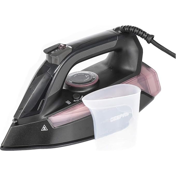 Geepas GSI7791 Ceramic Steam Iron | 2400W, Powerful safe durable | with Temperature Control & Dry & Steam Function| Compact and Handy Design, Suitable for All Kinds of Fabric| 2 years warranty - Al Kabayel Dicount CenterGeepas GSI7791 Ceramic Steam Iron | 2400W, Powerful safe durable | with Temperature Control & Dry & Steam Function| Compact and Handy Design, Suitable for All Kinds of Fabric| 2 years warrantyIrons & steamersgeepassAl Kabayel Dicount Center