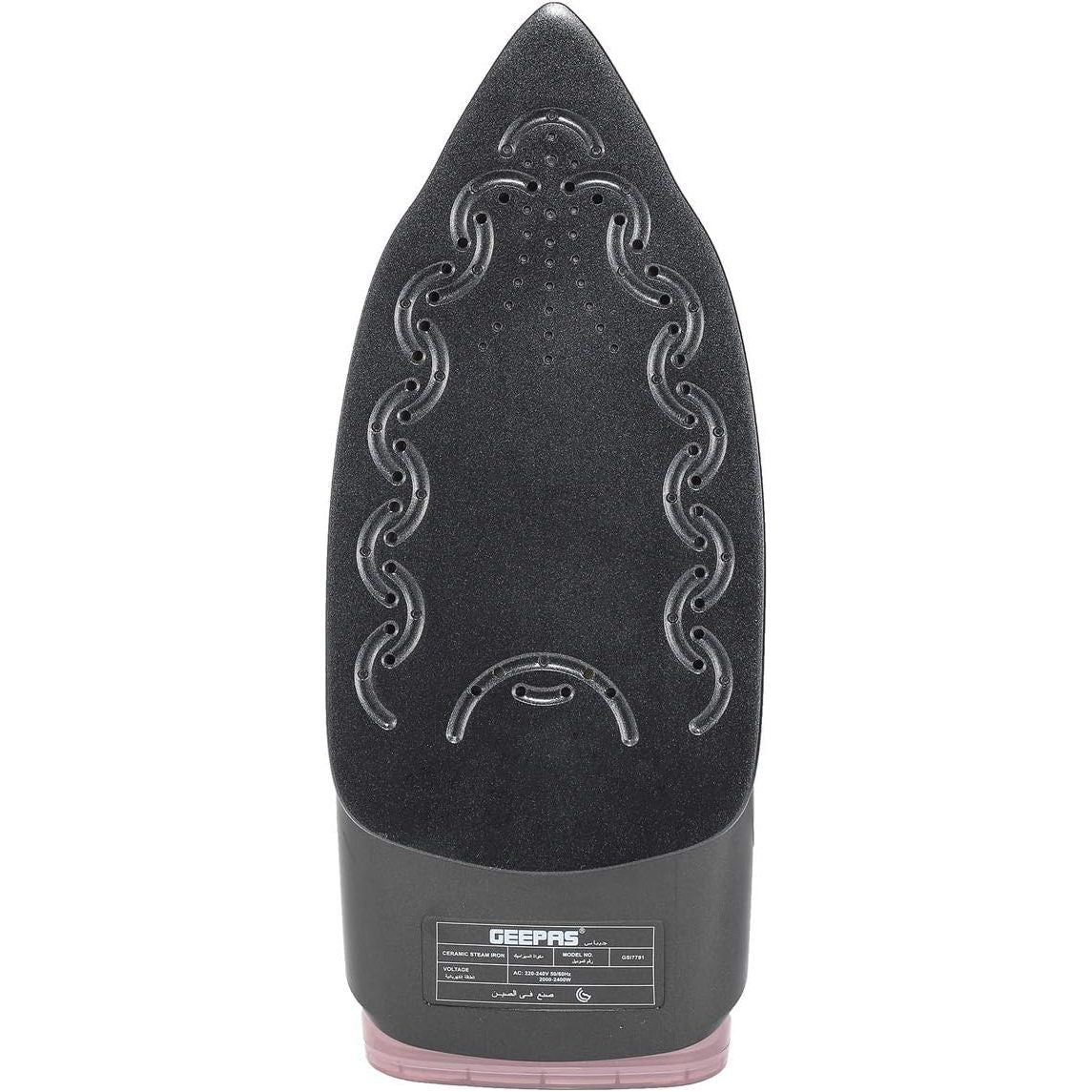 Geepas GSI7791 Ceramic Steam Iron | 2400W, Powerful safe durable | with Temperature Control & Dry & Steam Function| Compact and Handy Design, Suitable for All Kinds of Fabric| 2 years warranty - Al Kabayel Dicount CenterGeepas GSI7791 Ceramic Steam Iron | 2400W, Powerful safe durable | with Temperature Control & Dry & Steam Function| Compact and Handy Design, Suitable for All Kinds of Fabric| 2 years warrantyIrons & steamersgeepassAl Kabayel Dicount Center