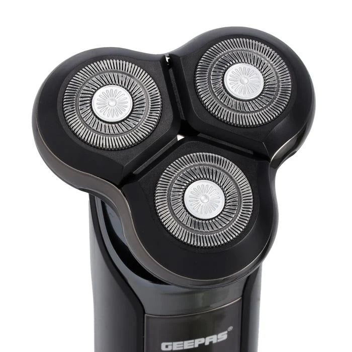 Geepas GSR57501 3 - Head Rechargeable Shaver - Blue | IPX6 Waterproof, Lithium Battery | Fast Charging | Easy Cleaning | LED Indicator | Long - Lasting Motor - Al Kabayel Discount CentreGeepas GSR57501 3 - Head Rechargeable Shaver - Blue | IPX6 Waterproof, Lithium Battery | Fast Charging | Easy Cleaning | LED Indicator | Long - Lasting MotorTrimmerGEEPASAl Kabayel Discount Centre