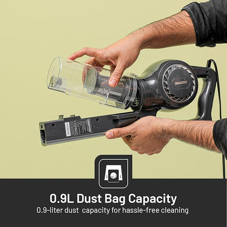 Geepas GVC2596N Stick & Handheld Vacuum Cleaner, HEPA Filter | Handheld & Stick, 0.9L Dust Bag Capacity, 600W Powerful Motor, Transparent Dust Cup for Easy Check, Lightweight Body & Low Noise - Al Kabayel Dicount CenterGeepas GVC2596N Stick & Handheld Vacuum Cleaner, HEPA Filter | Handheld & Stick, 0.9L Dust Bag Capacity, 600W Powerful Motor, Transparent Dust Cup for Easy Check, Lightweight Body & Low Noisevacuum cleanersgeepassAl Kabayel Dicount Center