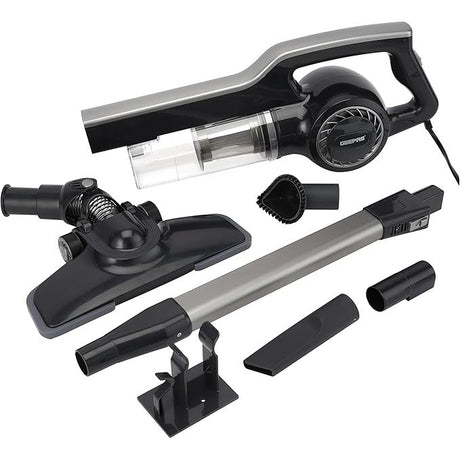 Geepas GVC2596N Stick & Handheld Vacuum Cleaner, HEPA Filter | Handheld & Stick, 0.9L Dust Bag Capacity, 600W Powerful Motor, Transparent Dust Cup for Easy Check, Lightweight Body & Low Noise - Al Kabayel Dicount CenterGeepas GVC2596N Stick & Handheld Vacuum Cleaner, HEPA Filter | Handheld & Stick, 0.9L Dust Bag Capacity, 600W Powerful Motor, Transparent Dust Cup for Easy Check, Lightweight Body & Low Noisevacuum cleanersgeepassAl Kabayel Dicount Center