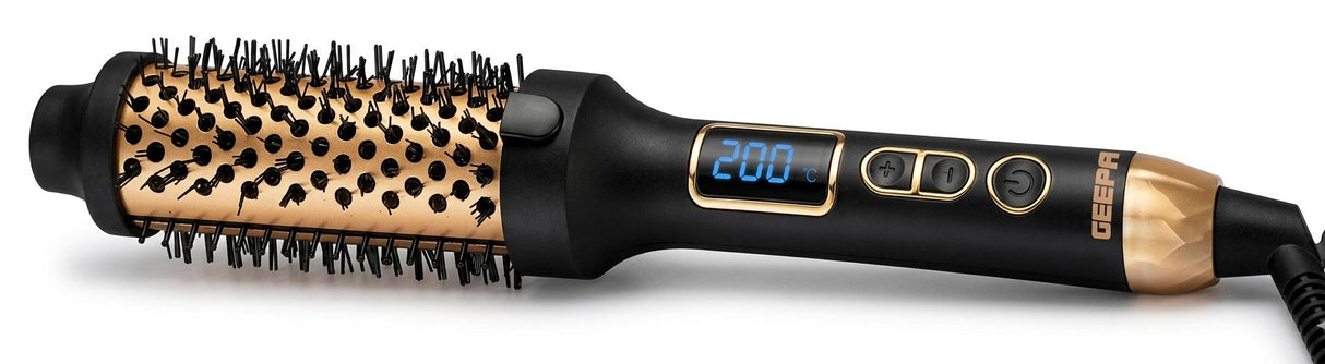Geepas Hot Thermal Brush GHCB86101 – Digital Display, 5 Temperature Settings, Auto Shut - Off & Temperature Lock Function - Al Kabayel Discount CentreGeepas Hot Thermal Brush GHCB86101 – Digital Display, 5 Temperature Settings, Auto Shut - Off & Temperature Lock FunctionHair StraightenerGEEPASAl Kabayel Discount Centre