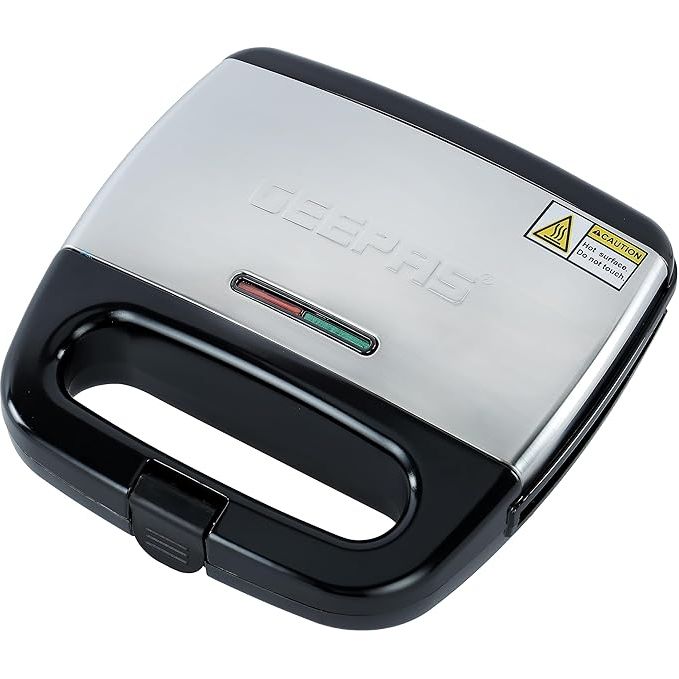 Geepas Portable Powerful 700W 2 Slice Grill Maker with Non - Stick Plates GGM6001| | Easy to Clean | Practical Cable Winding | Lid Locking for Space - Saving Vertical Storage - Al Kabayel Dicount CenterGeepas Portable Powerful 700W 2 Slice Grill Maker with Non - Stick Plates GGM6001| | Easy to Clean | Practical Cable Winding | Lid Locking for Space - Saving Vertical StorageIndoor Grills & GriddlesgeepassAl Kabayel Dicount Center