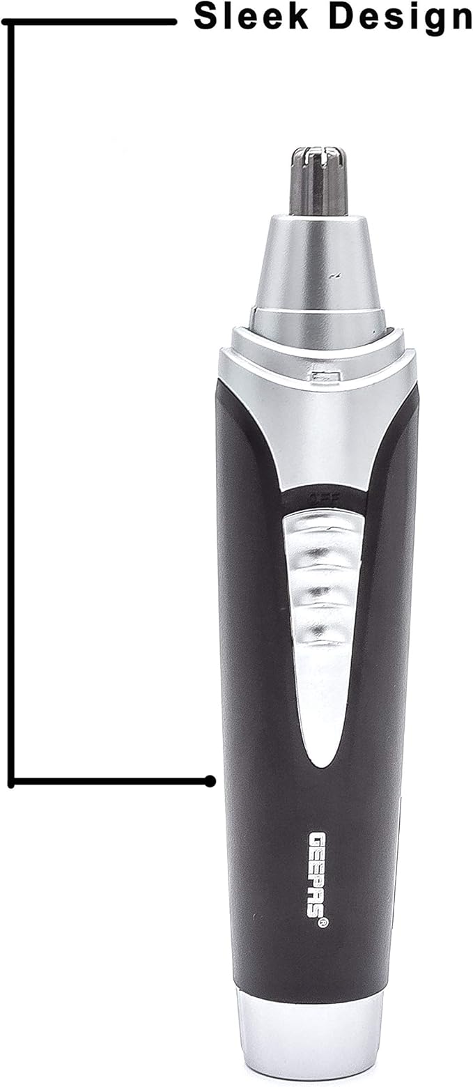 GEEPAS Professional Nose & Ear Trimmer 2 in 1 Eyebrow & Facial Hair Trimmer - GNT8651 - Al Kabayel Discount CentreGEEPAS Professional Nose & Ear Trimmer 2 in 1 Eyebrow & Facial Hair Trimmer - GNT8651Personal Care & Styling ToolsGEEPASAl Kabayel Discount Centre