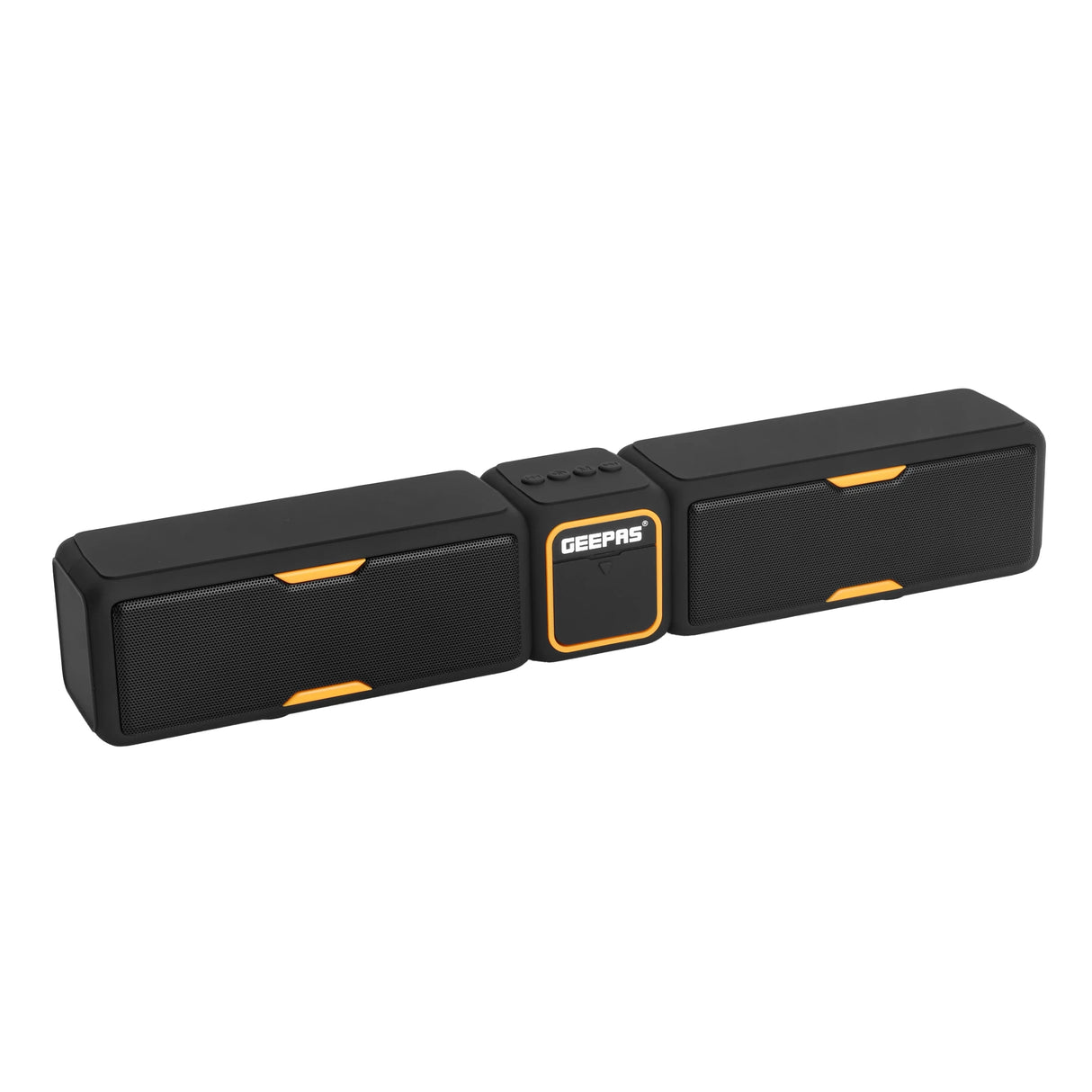 Geepas Soundbar Bluetooth Speaker | Powerful 20W Stereo Output | 4 Built - In Speakers| TWS Connectivity| Bluetooth 5.0| FM/USB/TF/AUX Support - Al Kabayel Discount CentreGeepas Soundbar Bluetooth Speaker | Powerful 20W Stereo Output | 4 Built - In Speakers| TWS Connectivity| Bluetooth 5.0| FM/USB/TF/AUX SupportElectronic AppliancesGEEPASAl Kabayel Discount Centre