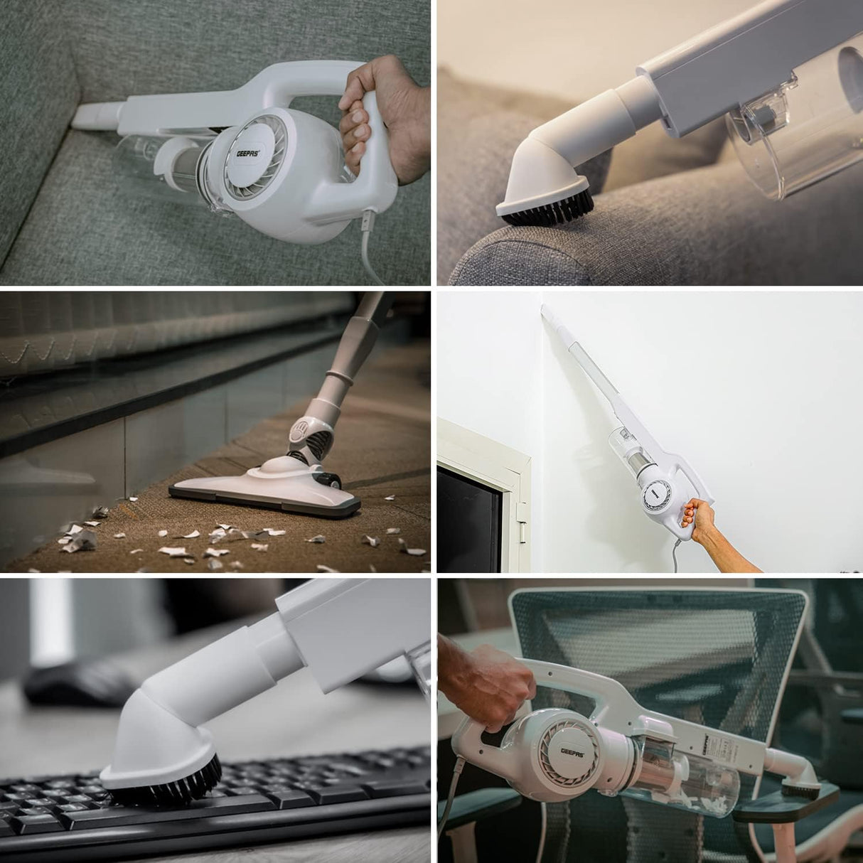 GEEPAS Vacuum Cleaner 0.9L Dust Bag Capacity, 600W Powerful Motor GVC2596N - Al Kabayel Discount CentreGEEPAS Vacuum Cleaner 0.9L Dust Bag Capacity, 600W Powerful Motor GVC2596NVacuum CleanersGEEPASAl Kabayel Discount Centre