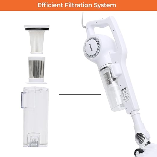 GEEPAS Vacuum Cleaner 0.9L Dust Bag Capacity, 600W Powerful Motor GVC2596N - Al Kabayel Discount CentreGEEPAS Vacuum Cleaner 0.9L Dust Bag Capacity, 600W Powerful Motor GVC2596NVacuum CleanersGEEPASAl Kabayel Discount Centre