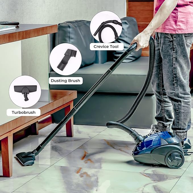 Geepas Vacuum Cleaner |GVC2595 - Handheld & Stick, 1.5L Dust Bag Capacity, 1400W Powerful Motor |Comfortable Handle, Rolling wheels with Easy Parking Nozzle and Dust Full Indicator - Al Kabayel Dicount CenterGeepas Vacuum Cleaner |GVC2595 - Handheld & Stick, 1.5L Dust Bag Capacity, 1400W Powerful Motor |Comfortable Handle, Rolling wheels with Easy Parking Nozzle and Dust Full IndicatorCanister VacuumsgeepassAl Kabayel Dicount Center