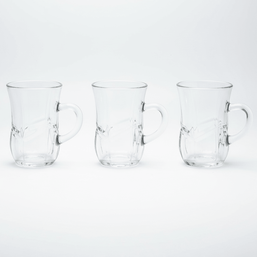 Germax Compact Tea Cup Style Glass Set of Three Pieces with 100 ml - Al Kabayel Discount CentreGermax Compact Tea Cup Style Glass Set of Three Pieces with 100 mlTumblersGermaxAl Kabayel Discount Centre
